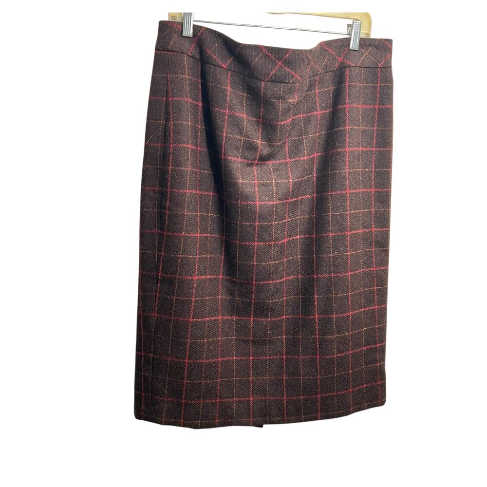 MAD JAK DESIGNS Vintage  UK Brand Classic 100% Wool Skirt Women's Approx. Sz. 14
